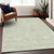 5' X 8' Artichoke Green And Ivory Geometric Washable Indoor Outdoor Area Rug - 608219217044