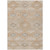 3' X 5' Copper And Gray Aztec Washable Indoor Outdoor Area Rug