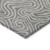 5' X 8' Taupe And Gray Abstract Washable Indoor Outdoor Area Rug
