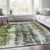 Abstract Washable Indoor Outdoor Area Rug