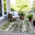 Abstract Washable Indoor Outdoor Area Rug