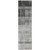 8' Runner Gray Ombre Washable Non Skid Indoor Outdoor Runner Rug