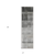 8' Runner Gray Ombre Washable Non Skid Indoor Outdoor Runner Rug