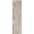 8' Runner Beige Abstract Washable Non Skid Indoor Outdoor Runner Rug Transitional Style - Beige Color