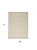 4' X 6' Cream And Beige Trellis Indoor Outdoor Area Rug