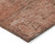 3' X 5' Salmon Copper And Gray Patchwork Washable Indoor Outdoor Area Rug