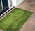 3' X 5' Green Abstract Washable Non Skid Indoor Outdoor Area Rug Transitional Style - Green Color