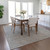 5' X 8' Gray And Ivory Geometric Washable Indoor Outdoor Area Rug Transitional Style - Gray, Ivory Color