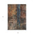 3' X 5' Blue Copper And Brown Abstract Washable Indoor Outdoor Area Rug