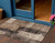 3' X 5' Brown Black And Tan Abstract Washable Indoor Outdoor Area Rug