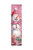 36" Pink Red And White Christmas Santa and Snowman Solid Wood Reversible Porch Sign