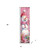 36" Pink Red And White Christmas Santa and Snowman Solid Wood Reversible Porch Sign