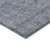 5' X 8' Denim Blue And Gray Oriental Washable Indoor Outdoor Area Rug