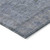 5' X 8' Denim Blue And Gray Oriental Washable Indoor Outdoor Area Rug
