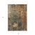 3' X 5' Sage Tan And Copper Abstract Washable Indoor Outdoor Area Rug