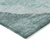 5' X 8' Teal Blue Aqua And Mint Green Abstract Washable Indoor Outdoor Area Rug