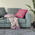 26" x 26" Hot Pink Blown Seam Paisley Indoor Outdoor Throw Pillow