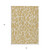 5' X 8' Gold And Ivory Geometric Washable Indoor Outdoor Area Rug Transitional Style - Gold, Ivory Color