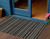 3' X 5' Black And Taupe Striped Washable Indoor Outdoor Area Rug