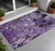 2' X 3' Purple Abstract Washable Indoor Outdoor Area Rug