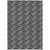 5' X 8' Black And Ivory Geometric Washable Indoor Outdoor Area Rug Transitional Style - Black, Ivory Color