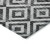 5' X 8' Black Gray And Silver Geometric Washable Indoor Outdoor Area Rug