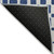 5' X 8' Navy Blue And Ivory Geometric Washable Indoor Outdoor Area Rug Transitional Style - Navy Blue, Ivory Color