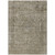 3' X 5' Pewter And Beige Abstract Washable Indoor Outdoor Area Rug