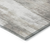 2' X 3' Taupe and Gray Abstract Washable Non Skid Indoor Outdoor Area Rug
