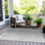 Ombre Washable Indoor Outdoor Area Rug