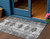 3' X 5' Gray And Ivory Tribal Washable Indoor Outdoor Area Rug