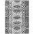3' X 5' Gray And Ivory Tribal Washable Indoor Outdoor Area Rug