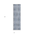 8' Runner Denim Blue Geometric Washable Non Skid Indoor Outdoor Runner Rug