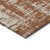 5' X 8' Brown And Ivory Abstract Washable Indoor Outdoor Area Rug Transitional Style - Brown, Ivory Color