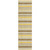 2' X 8' Brown and Orange Striped Washable Indoor Outdoor Runner Rug