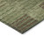3' X 5' Brown Taupe And Green Striped Washable Indoor Outdoor Area Rug