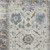 3' X 5' Beige And Blue Floral Washable Indoor Outdoor Area Rug