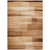 3' X 5' Rust And Ivory Striped Washable Indoor Outdoor Area Rug