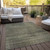3' X 5' Brown Beige And Taupe Striped Washable Indoor Outdoor Area Rug
