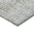 3' X 5' Artichoke Green Oriental Washable Indoor Outdoor Area Rug