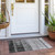2' X 3' Gray Ombre Washable Non Skid Indoor Outdoor Area Rug