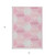 5' X 8' Pink And Gray Trellis Washable Indoor Outdoor Area Rug