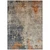 5' X 8' Khaki Gray And Copper Abstract Washable Indoor Outdoor Area Rug