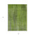 3' X 5' Green Striped Washable Non Skid Indoor Outdoor Area Rug Transitional Style - Green Color