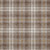 5' X 8' Brown Beige And Gold Plaid Washable Indoor Outdoor Area Rug