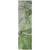 8' Runner Olive Green Abstract Washable Non Skid Indoor Outdoor Runner Rug Transitional Style - Olive Green Color
