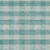 5' X 8' Teal Blue And Ivory Plaid Washable Indoor Outdoor Area Rug
