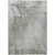 3' X 5' Gray and Off White Abstract Washable Non Skid Indoor Outdoor Area Rug