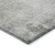 3' X 5' Gray and Off White Abstract Washable Non Skid Indoor Outdoor Area Rug