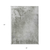 3' X 5' Gray and Off White Abstract Washable Non Skid Indoor Outdoor Area Rug